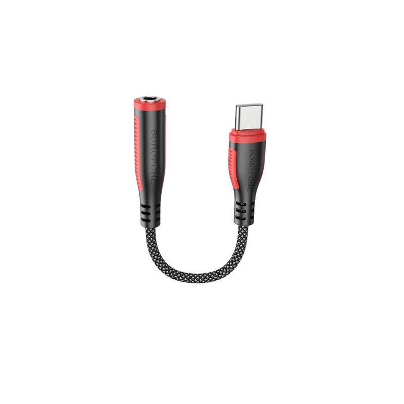 مبدل AUX OTG به USB-C بروفون مدل BV17